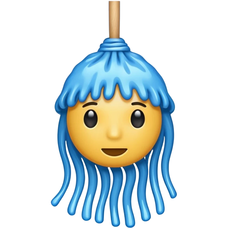 mop without smiley emoji