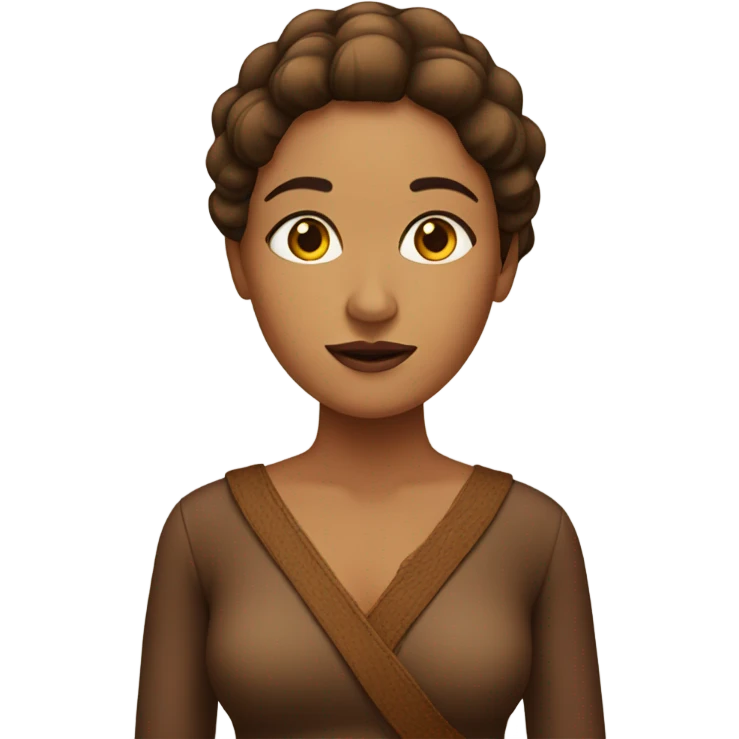 Mujer de piel canela emoji