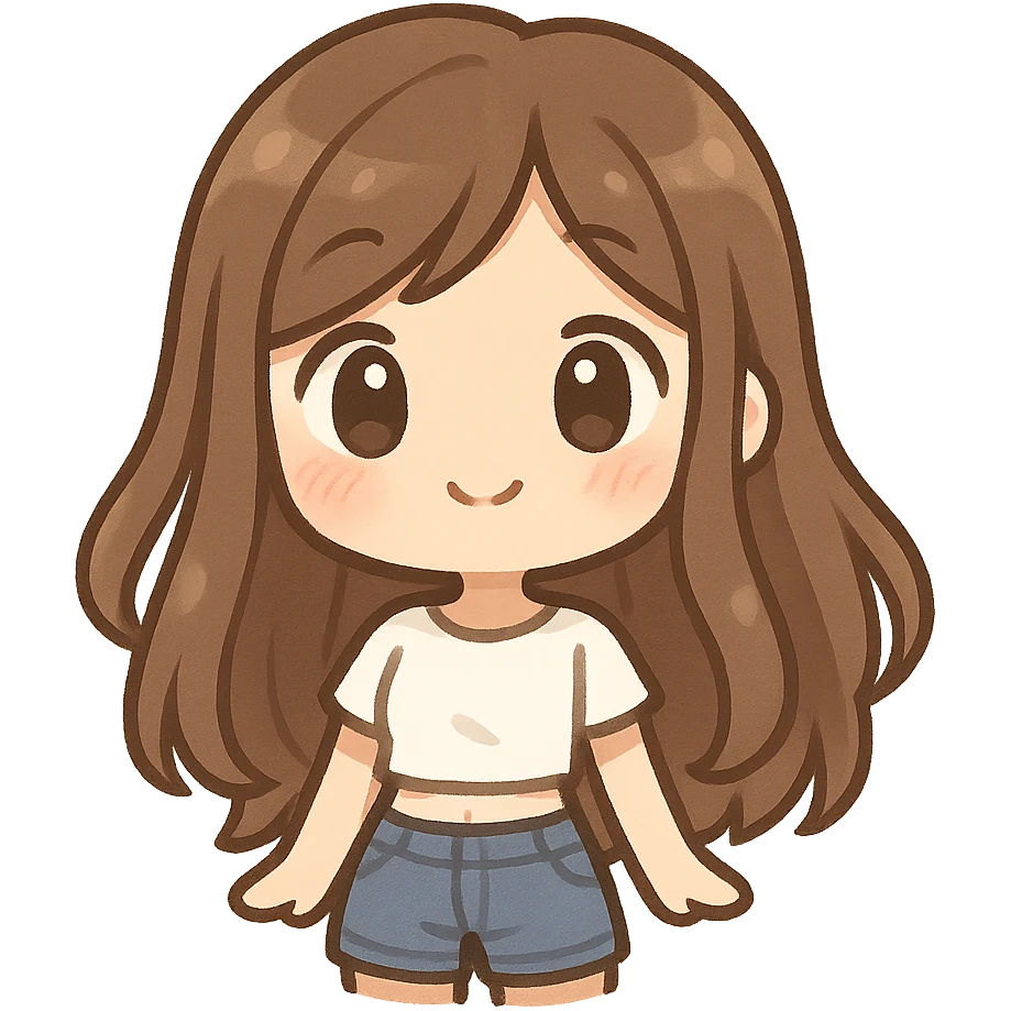 white-girl-with-long-brown-hair-wearing-crop-top emoji