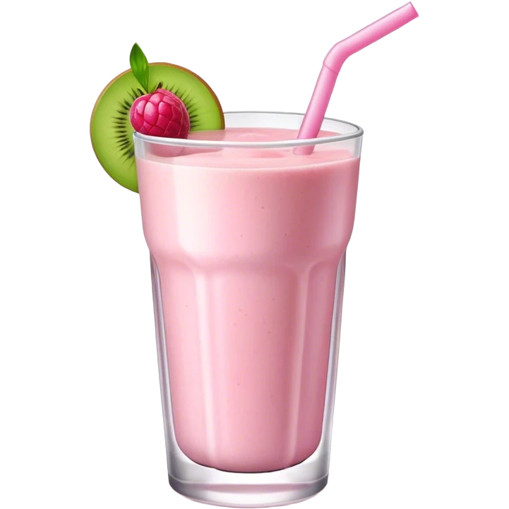 pastel pink smoothie emoji