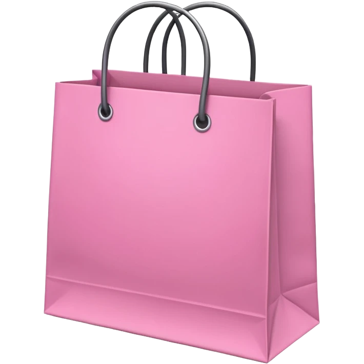 pink shopping bag emoji