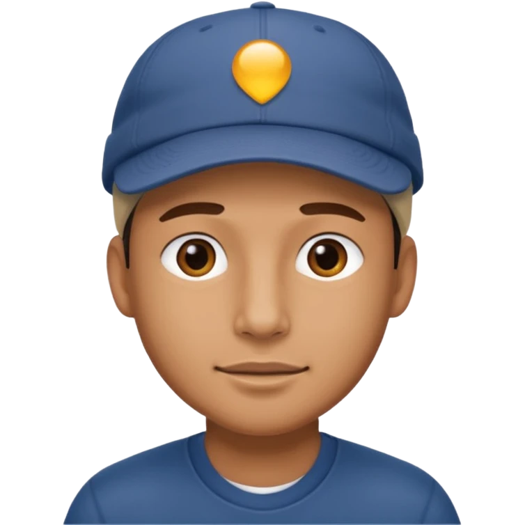 man with cap emoji