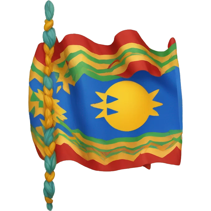 Drapeau kabyle emoji