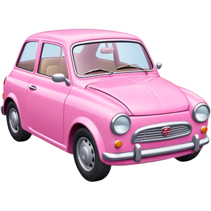 Pink  model 2000 YEAR CAR emoji