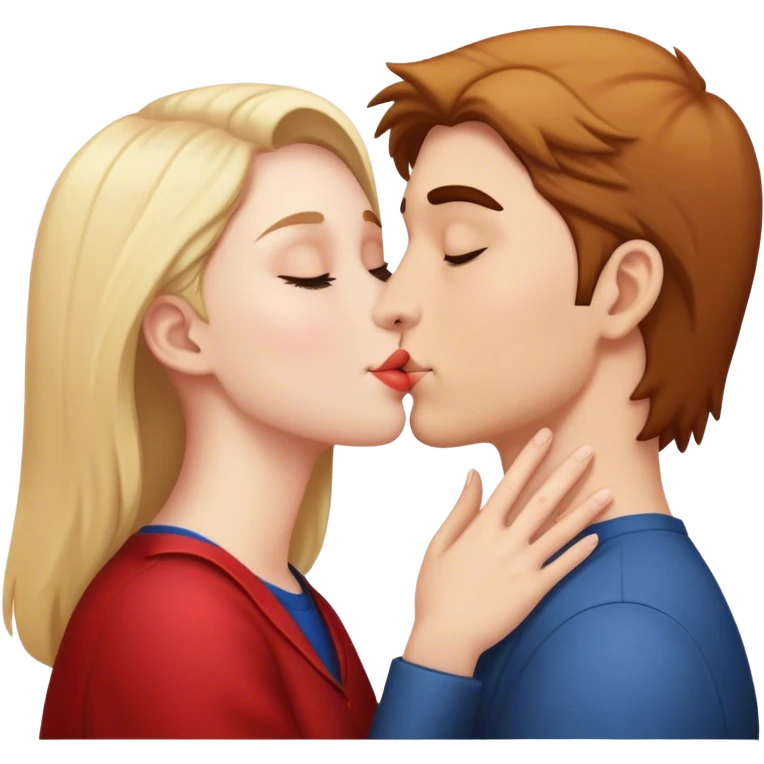 Love with kissing emoji