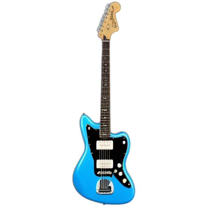 blue fender Jazzmaster emoji