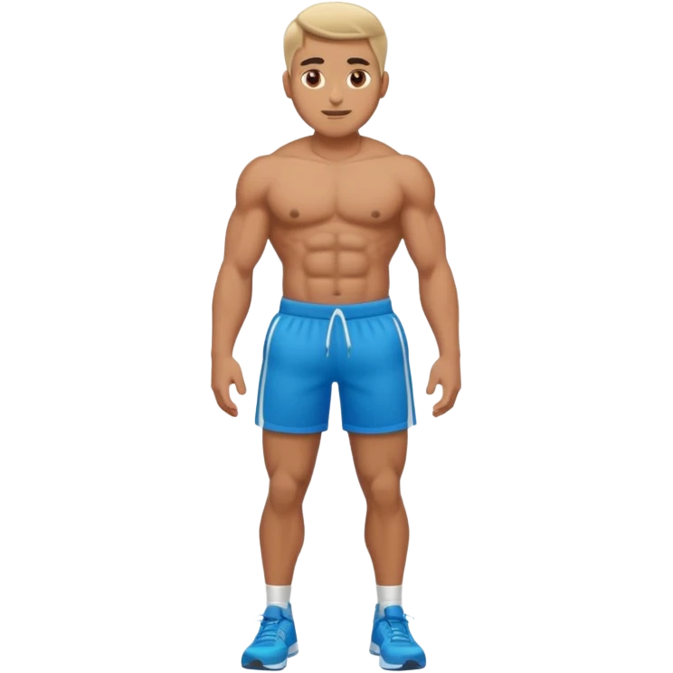 Naked man full body emoji