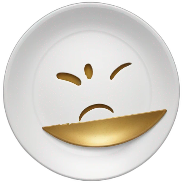 Broken plate emoji