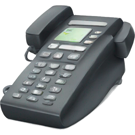modern phone emoji