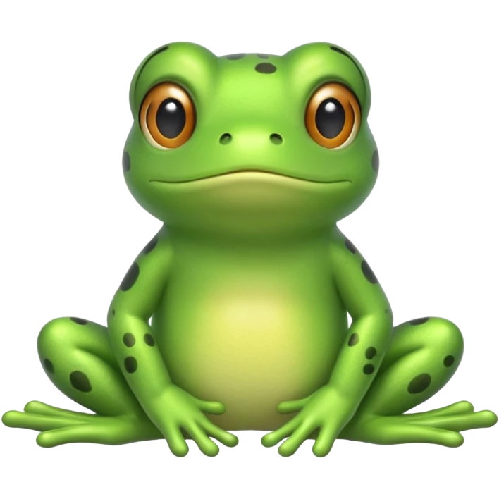 green frog stuffed animal  emoji