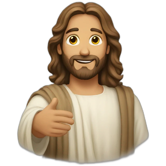 Jesus loves you emoji