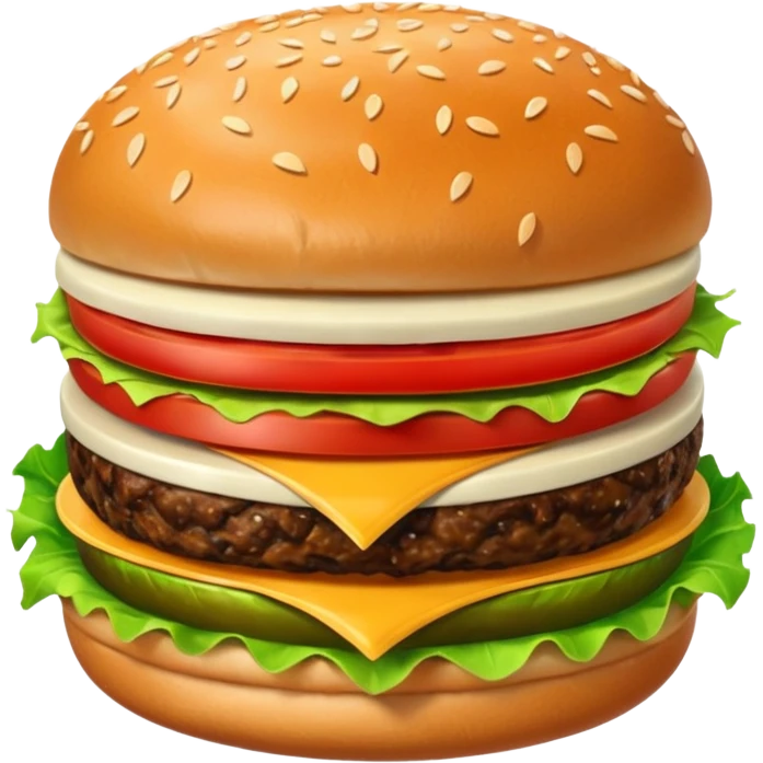 Create an image of a burger pooping up in blue background emoji
