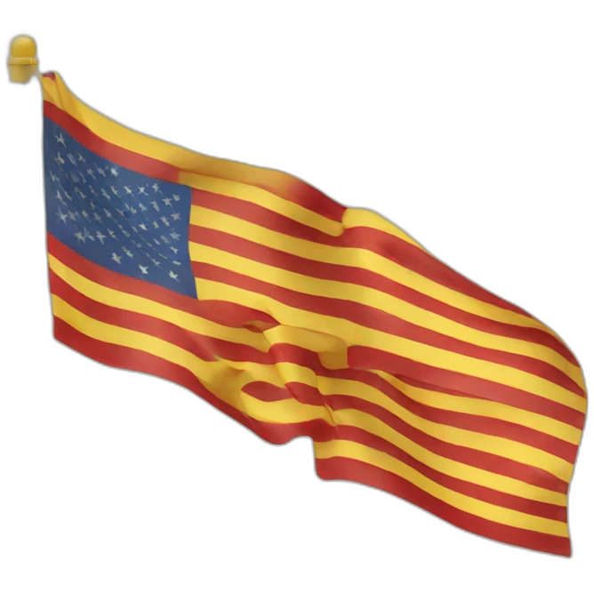 Flag yellow and red strip horizontal emoji