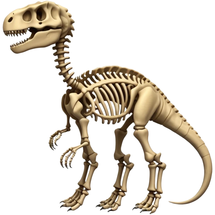 dinosaur skeleton emoji