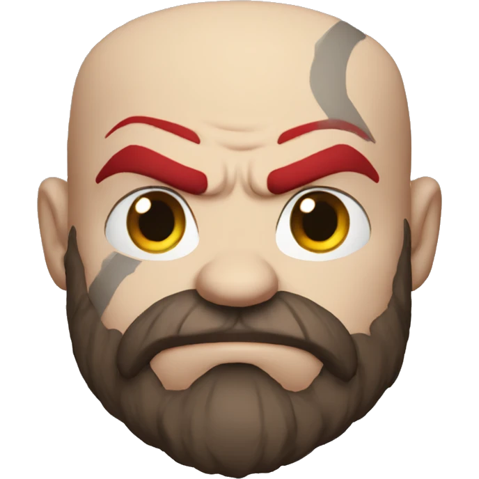 Kratos grumpy emoji