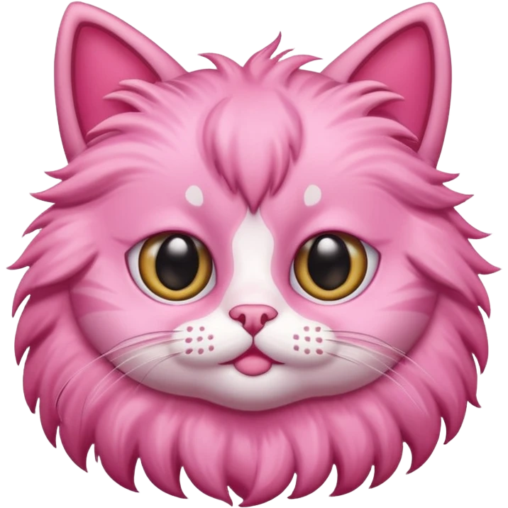 Pink cat emoji