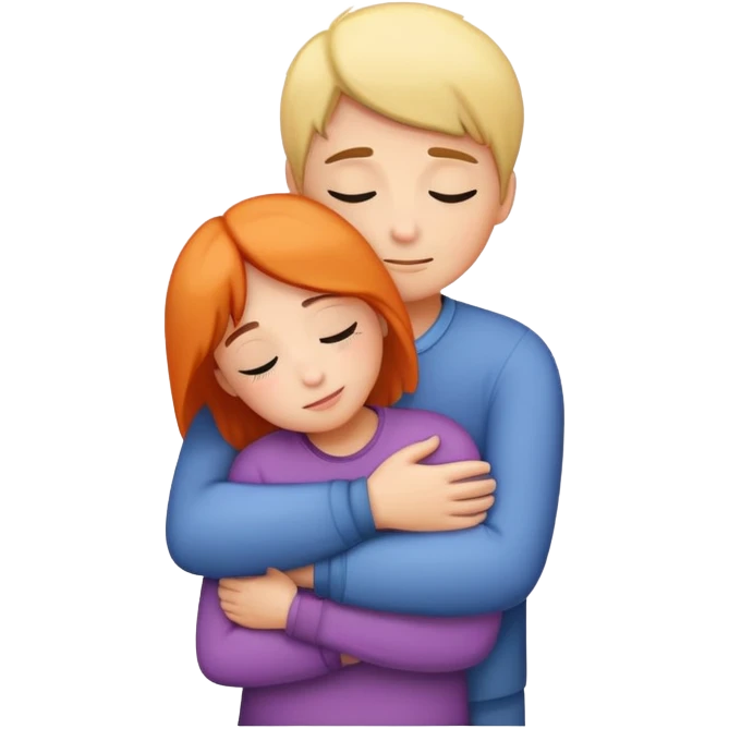 A warm hug emoji