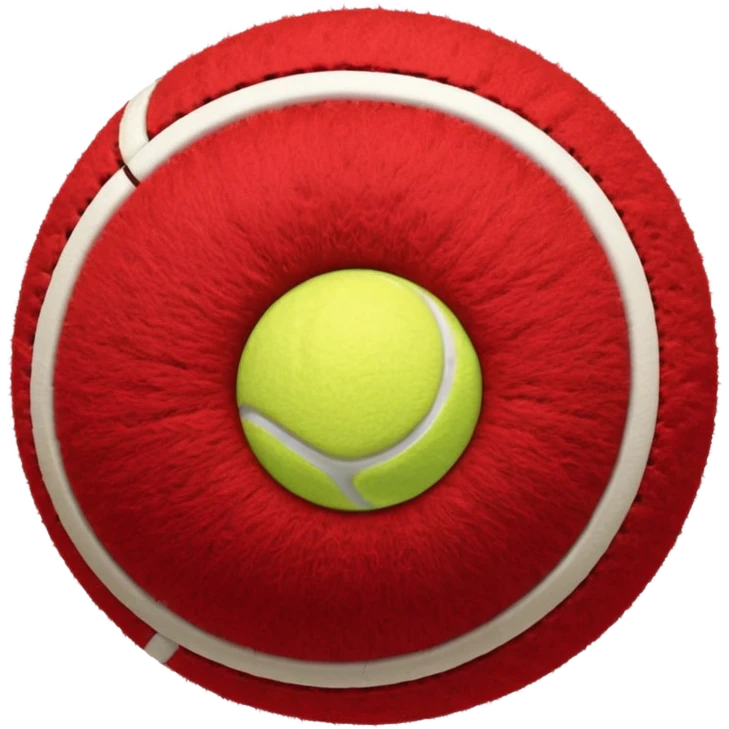 red tennis ball  emoji