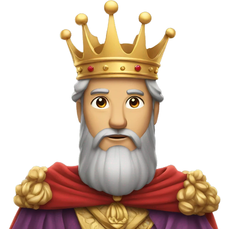 King with crown emoji