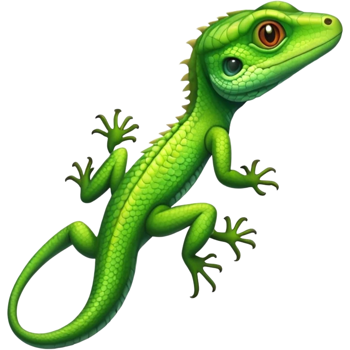 naked lizard emoji
