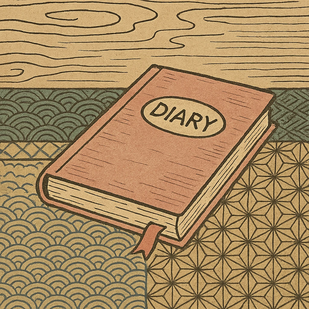 a pink diary emoji