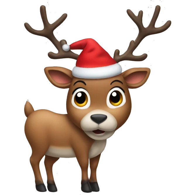 Santa’s reindeer  emoji