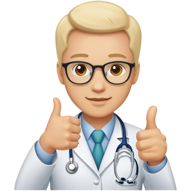 Medic giving thumbs up emoji