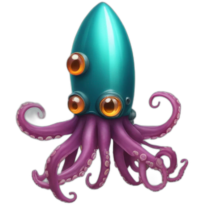 rocket Octopus emoji