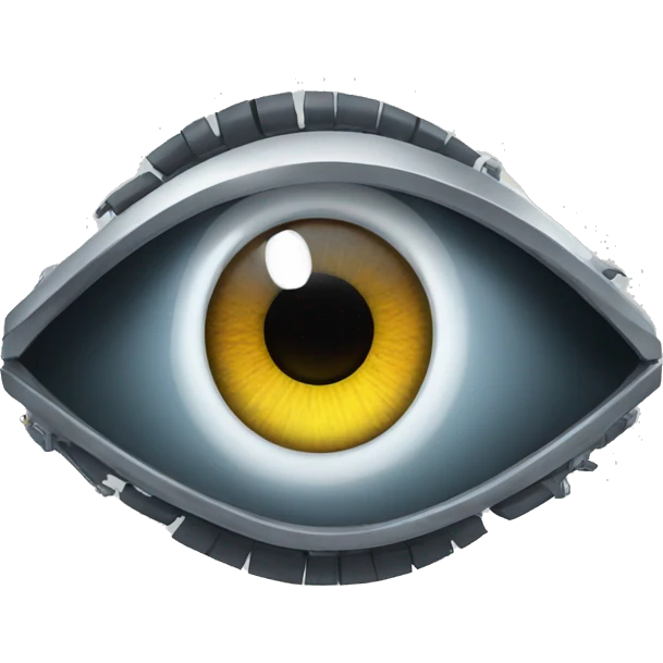 Robotic eye  emoji