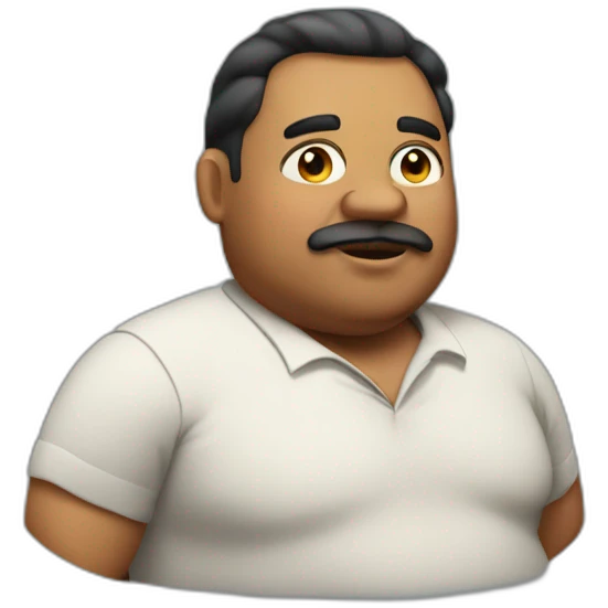 Fat cuba man emoji