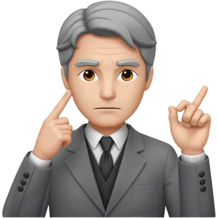 судья крутит пальцем у веска emoji