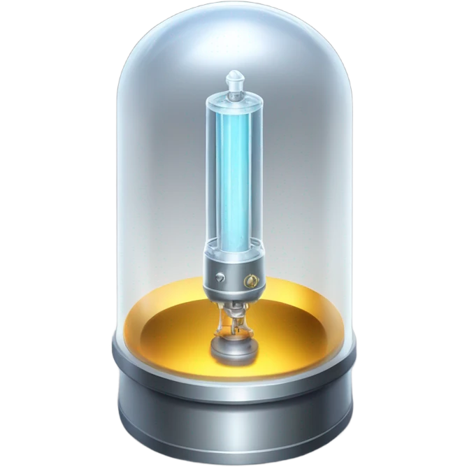 disk of quartz in valve vacuum tube emoji