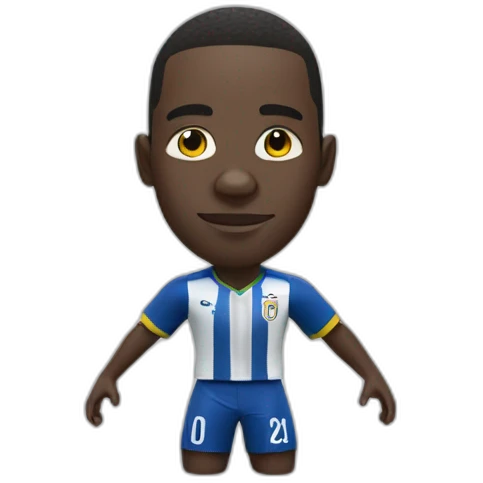 Vinicius realistic 3d football player emoji