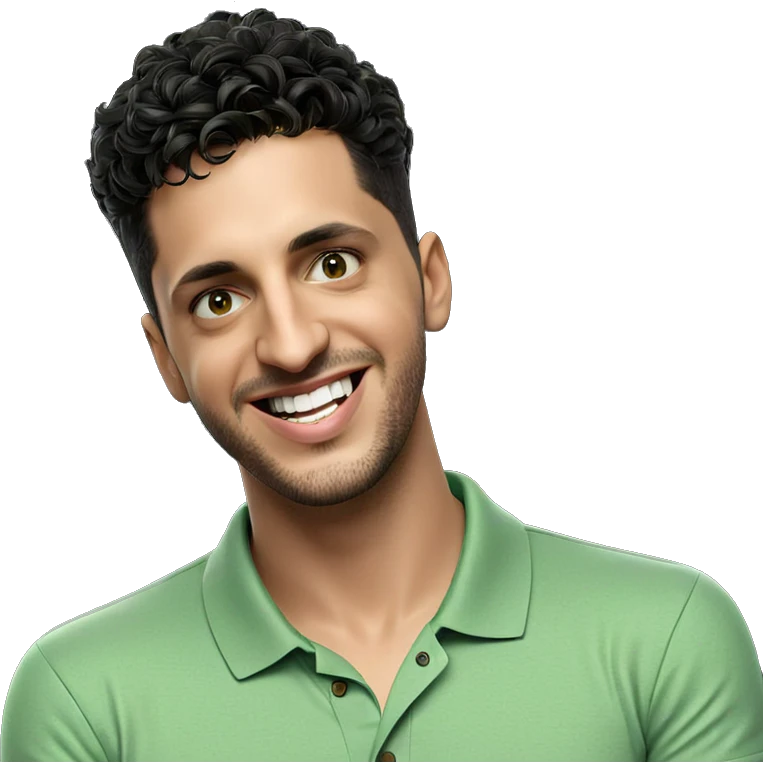 smiling boy in green shirt emoji