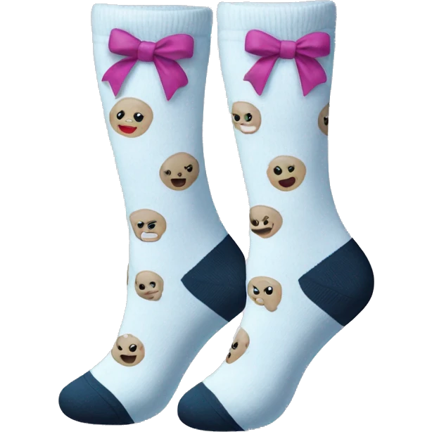 Socks with bows emoji