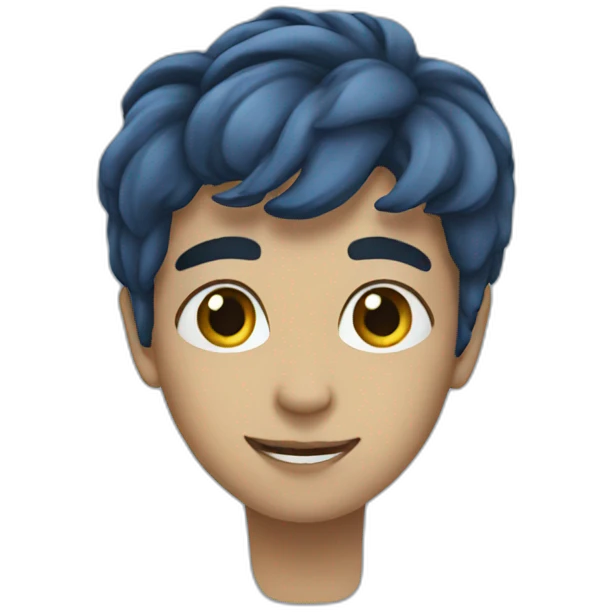 Blue emoji