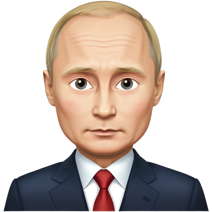 Vladimir Putin portrait emoji