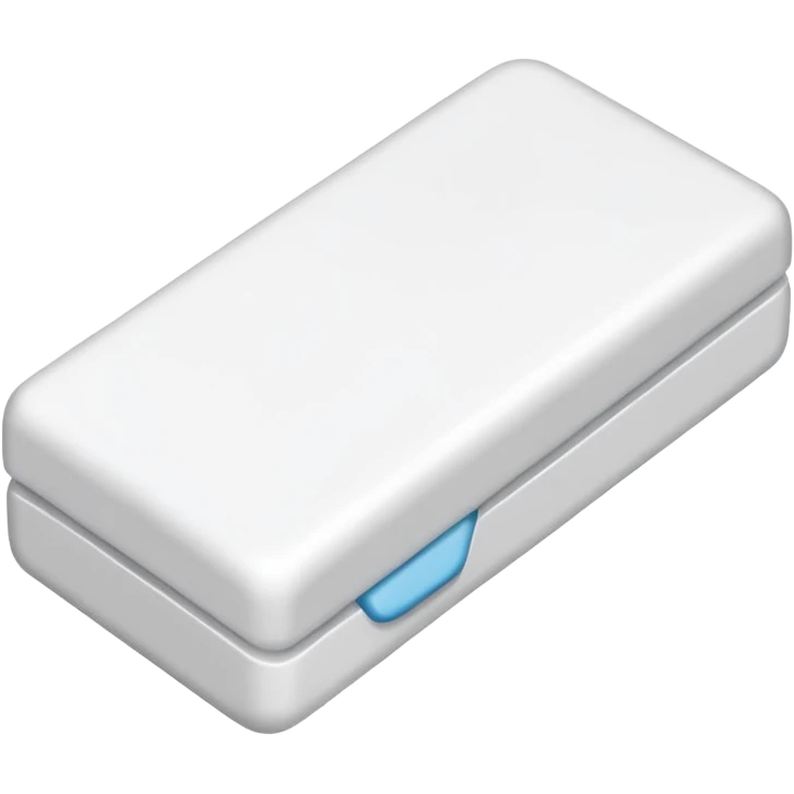 a white eraser emoji
