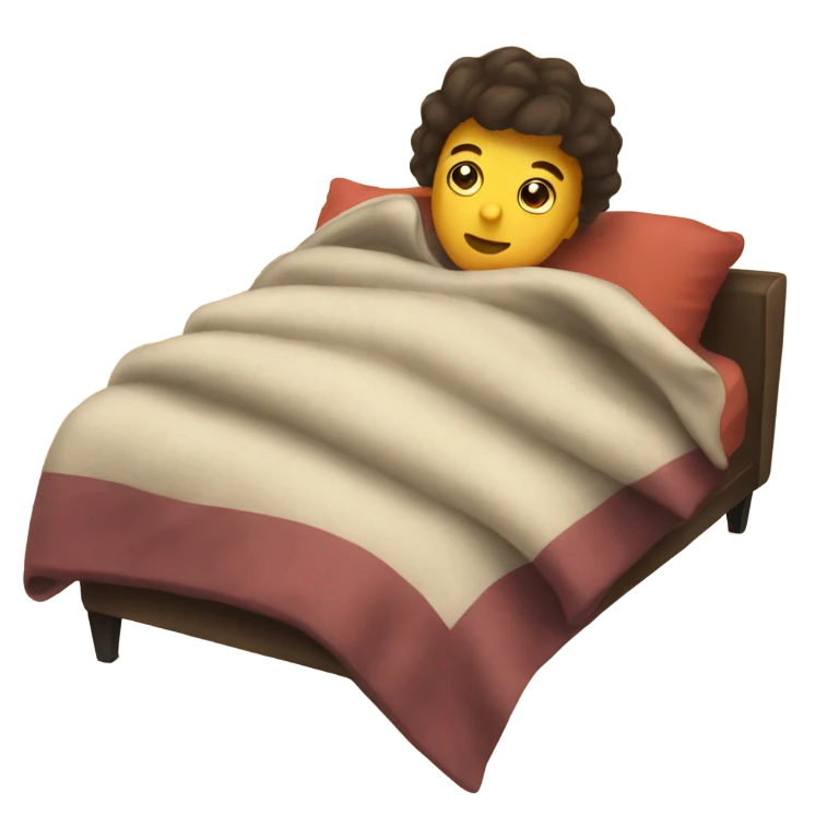 Cozy blanket emoji