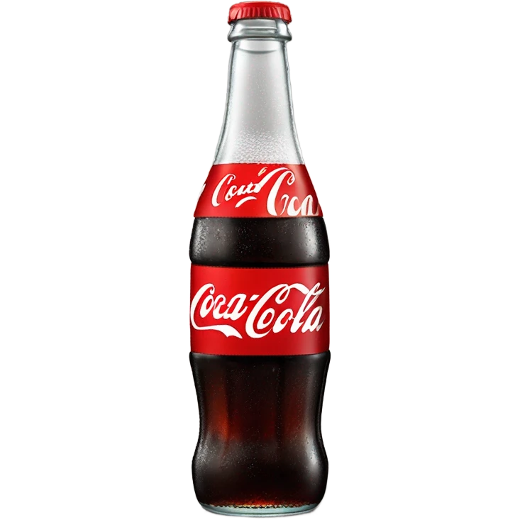 Bottle of coke emoji