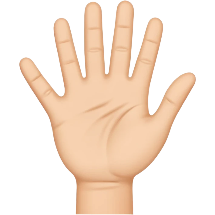 hello waving hand for SMS text emoji