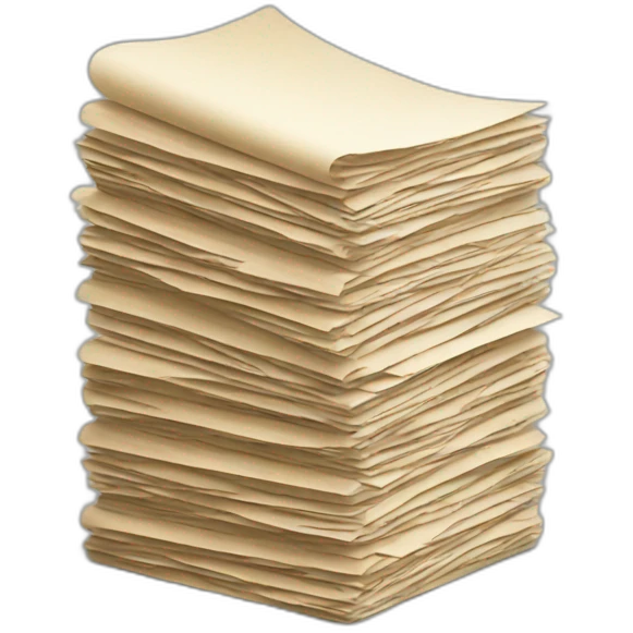 stack of papper emoji