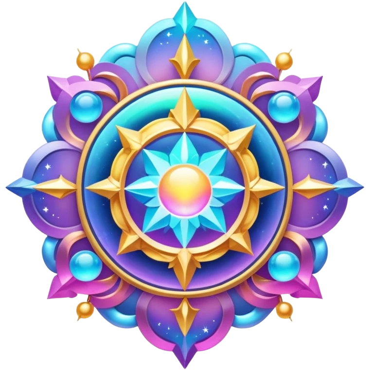 Epic divine celestial complex detailed iridescent gradients aesthetic-scenery-Decorations emoji