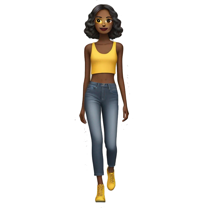 model on the runway emoji