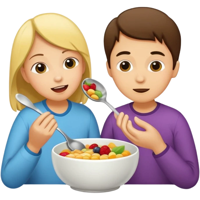 Spoon feeding another person sticker emoji