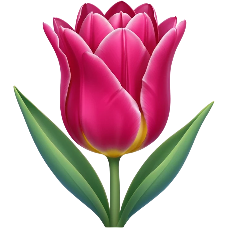 Emoji de un tulipán azul emoji