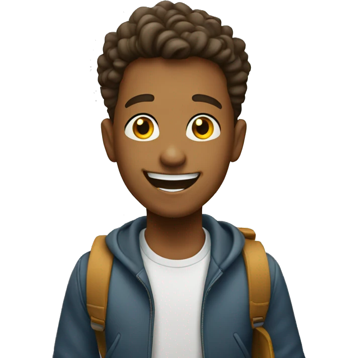 excited student emoji