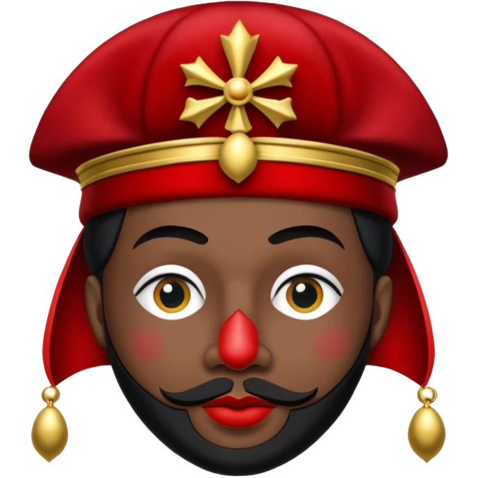 De muts van zwarte piet emoji