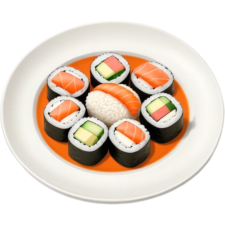 Fußball Sushi  emoji
