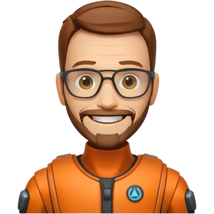 gordon freeman Grinning Face with Smiling Eyes emoji